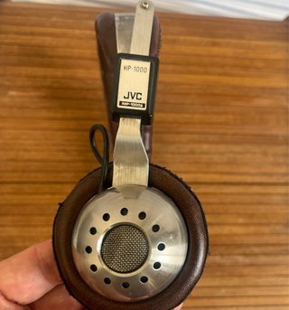 Cascos JVC HP-1000 Vintage Marrones y Negros