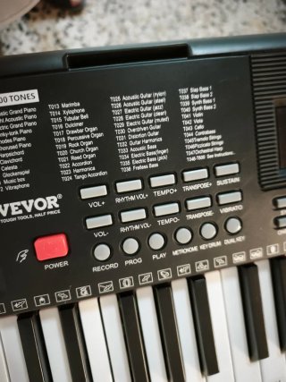 Piano Digital VEVOR 61 Teclas