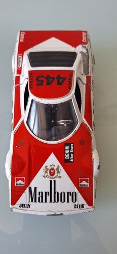 burago lancia stratos n.445 rally 1/24 bburago griglia nera