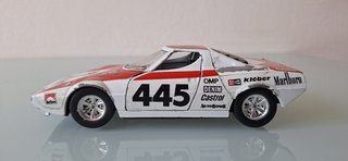 burago lancia stratos n.445 rally 1/24 bburago griglia nera