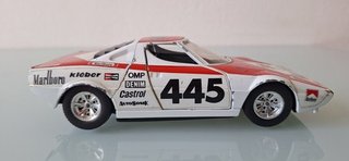 burago lancia stratos n.445 rally 1/24 bburago griglia nera
