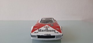 burago lancia stratos n.445 rally 1/24 bburago griglia nera