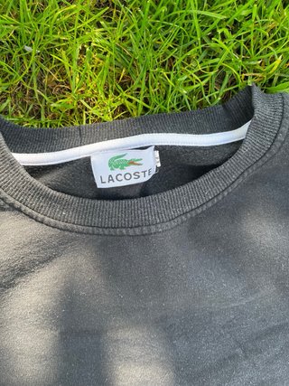 Sudadera Lacoste Negra