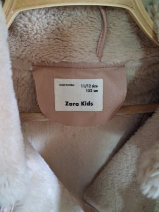 Cazadora Zara Kids rosa forrada 11/192 años 152 cm