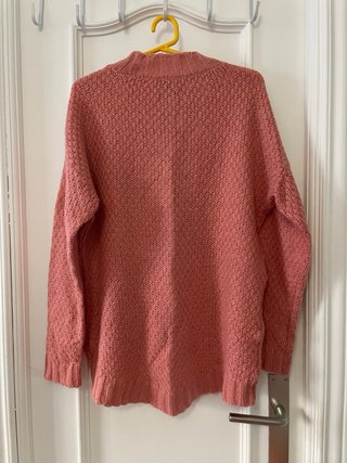 Jersey Massimo Dutti mezcla de Lana Rosa Talla S
