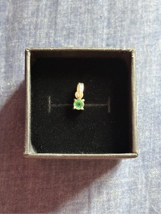 Colgante Esmeralda Colombiana 0.17 ct