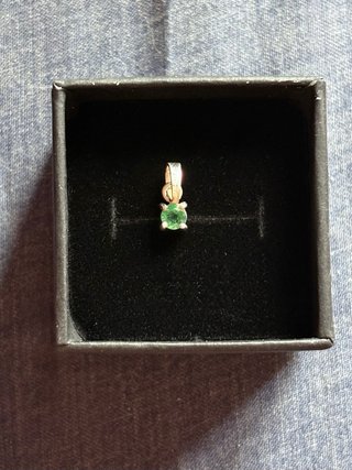Colgante Esmeralda Colombiana 0.17 ct