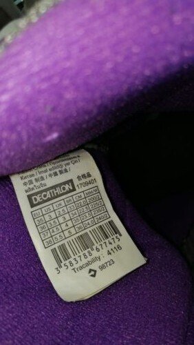 PATTINI A Rotelle in linea 35-38 oxelo fit 3 grigio-viola