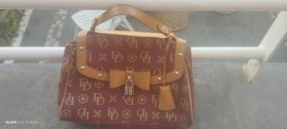 Bolso de mano con estampado