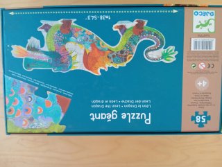 Puzzle Gigante el Dragón de Djeco