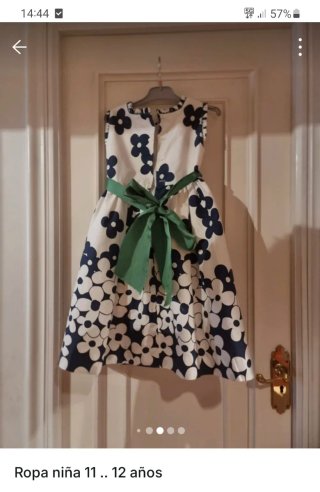 Vestido niña flores 11-12 años