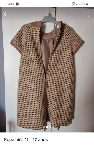 Vestido niña flores 11-12 años