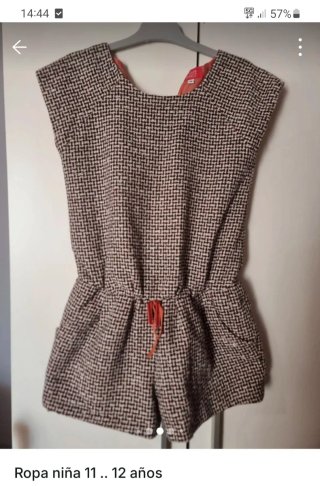 Vestido niña flores 11-12 años