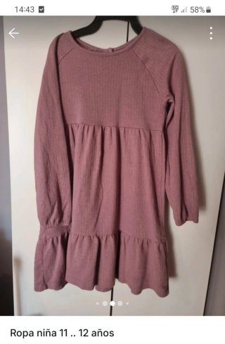Vestido niña flores 11-12 años