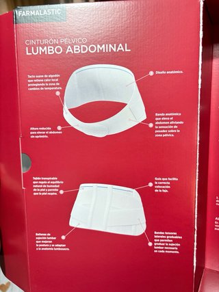 Faja Lumbo Abdominal Farmalastic Embarazo