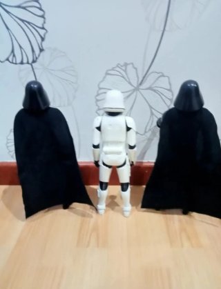 Figuras Star Wars Darth Vader y Stormtrooper
