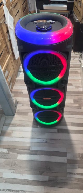 Altavoz Bluetooth Portátil con Luces