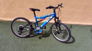 Bicicleta Infantil 20 Pulgadas Azul