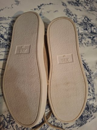 Zapatos Mocasines Zara Beige Talla 35