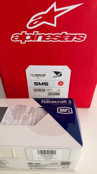 Casco Alpinestars SM5 y Gafas 100% Racecraft 2