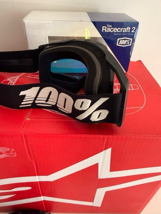 Casco Alpinestars SM5 y Gafas 100% Racecraft 2