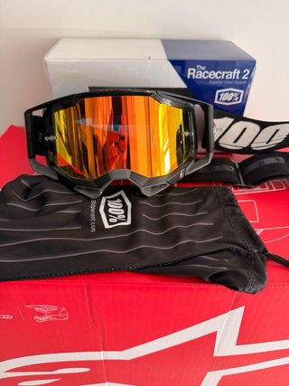 Casco Alpinestars SM5 y Gafas 100% Racecraft 2