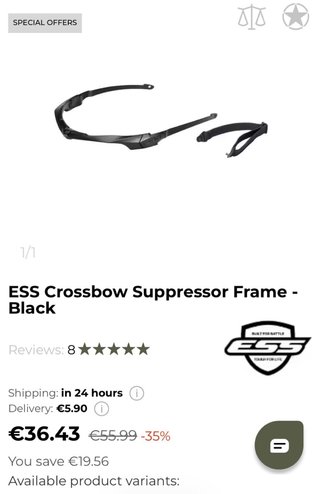 Lentes ESS CROSS Fotocromáticas y regalo SUPRESSOR