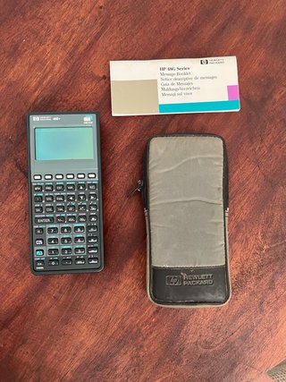 Calculadora HP 48G Series + Funda y Manual