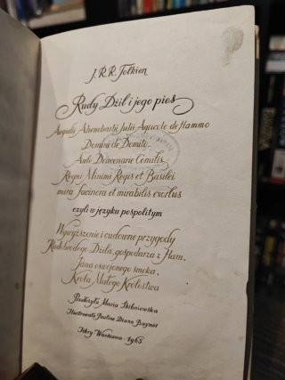 Tolkien 1965 Farmer Giles of Ham - Polish edition