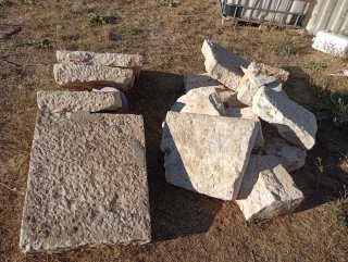 Piedra tallada decorativa