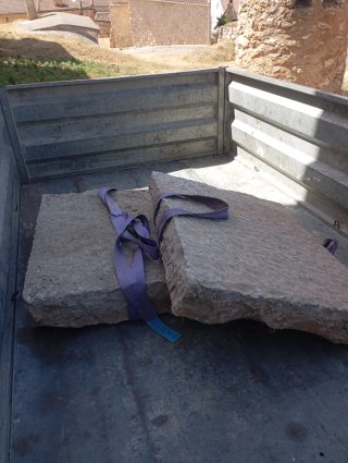 Piedra tallada decorativa