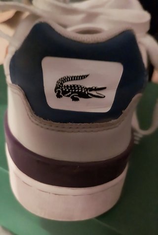 Zapatillas Lacoste Blancas y Azules