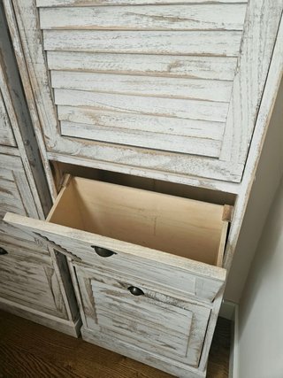 2 Zapateros de Madera Blancos