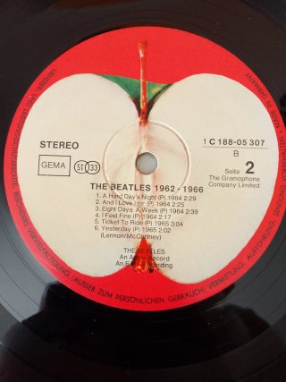 The Beatles 1962-1966 Doppio Vinile
