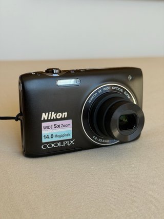 Nikon Coolpix S3100 Cámara Digital Negra