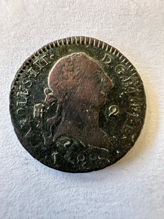 Moneda 2 Maravedíes Carlos III 1788