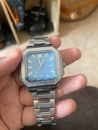 Reloj Patek Philippe Plateado y Azul