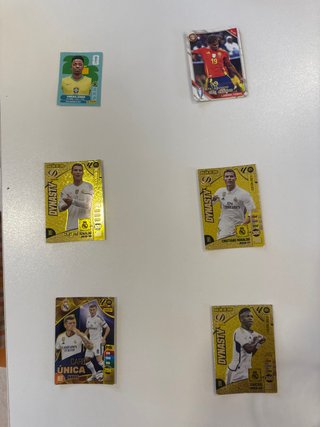 Lote de 6 Cromos de Fútbol Exclusivos