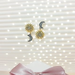 Pendientes Pandora Sol y Luna