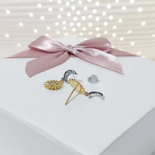 Pendientes Pandora Sol y Luna