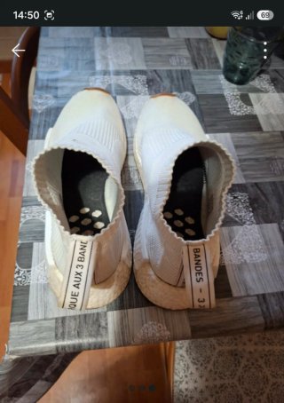 Scarpe Adidas bianche taglia 41 1/3