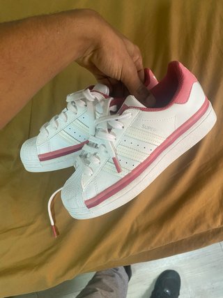 Zapatillas adidas Superstar Blancas y Rosas