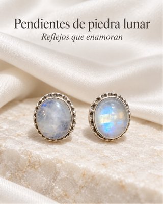 Pendientes de Piedra Lunar