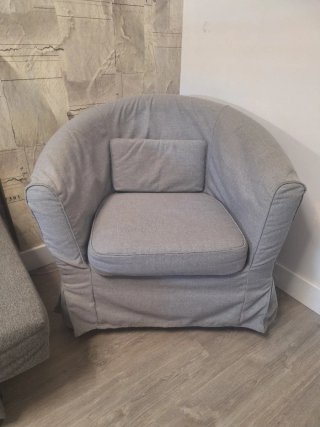 Sillón gris Ikea