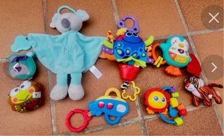 Lote Juguetes Bebé Koala, Pingüino, Tigre