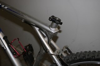Mountain bike bicicleta usada reparación