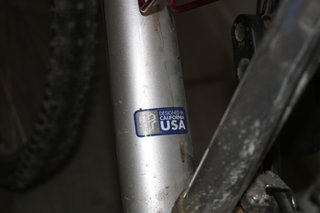 Mountain bike bicicleta usada reparación