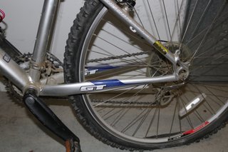 Mountain bike bicicleta usada reparación