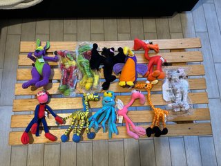 12 Peluche Zoo Buddies McDonald's (2000)