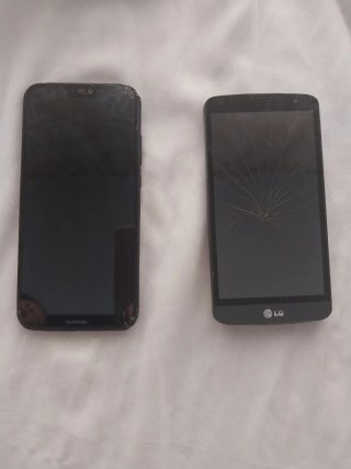 Pack Huawei + LG para piezas o reparar (Placas bas
